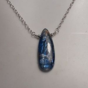 Kyanite & 925 SS Necklace
